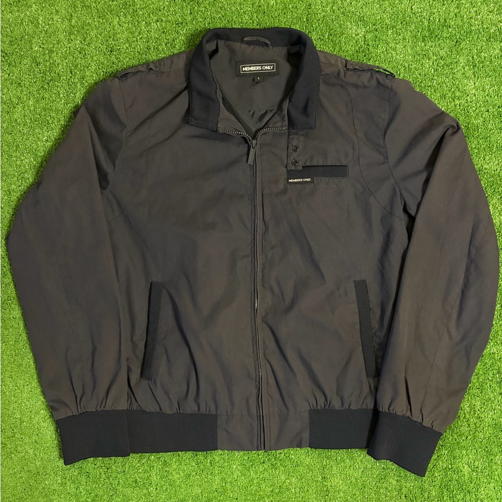 Members Only Classic Iconic Racer Lightweight Bomber Jacket